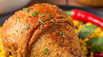 Recette poulet pas cher au maïs et aux épices
