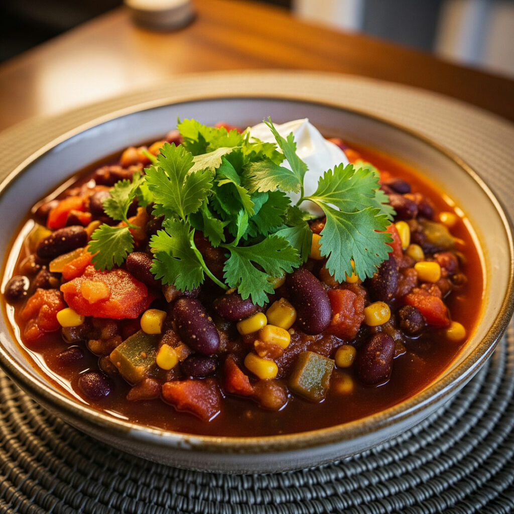 Un chili sin carne facile et rapide : le plat parfait pour un soir