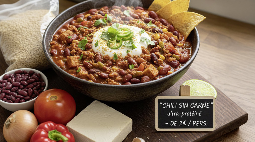Chili sin carne économique