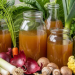 Bouillon écorces légumes