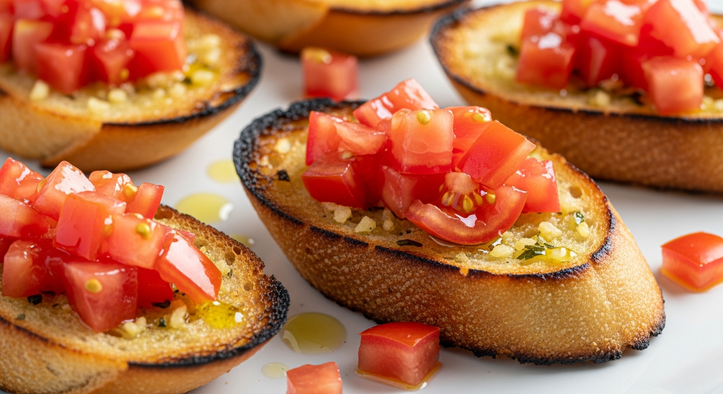 Bruschetta tomate ail