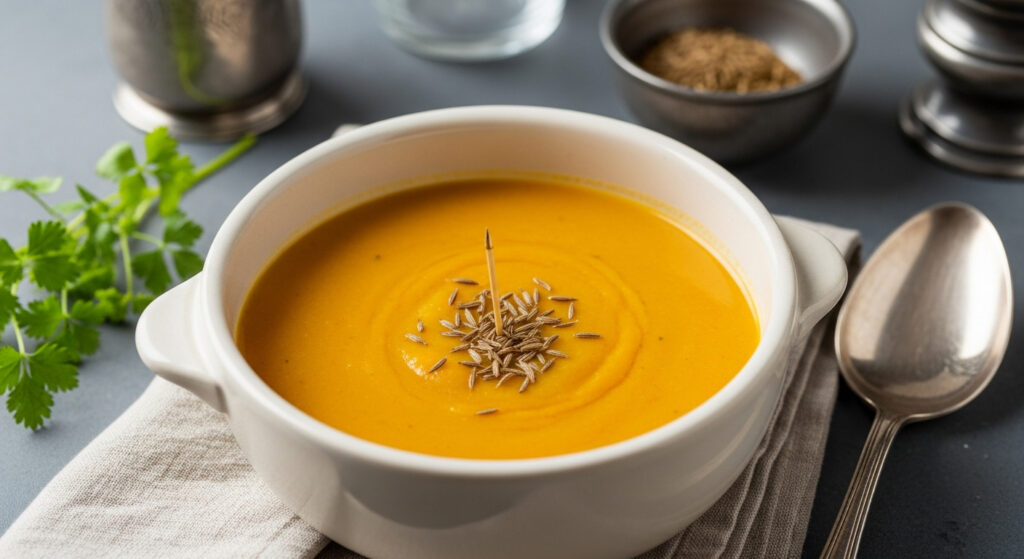 Soupe de carottes au cumin