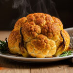 Choux-fleur rôti entier