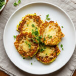 Galettes de courgettes au fromage râpé