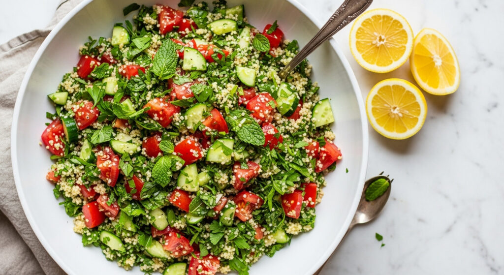 Taboulé maison express — la salade fraîche et rassasiante à moins de 1,50 €