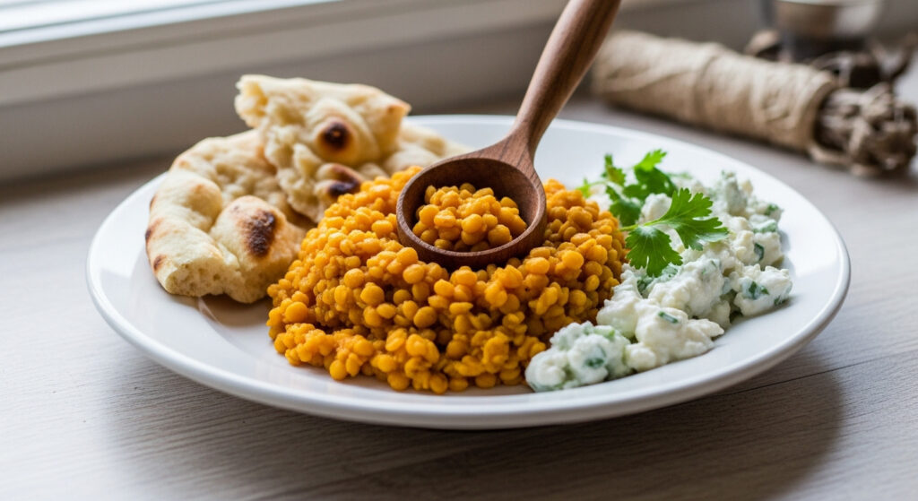 lentilles corail curry