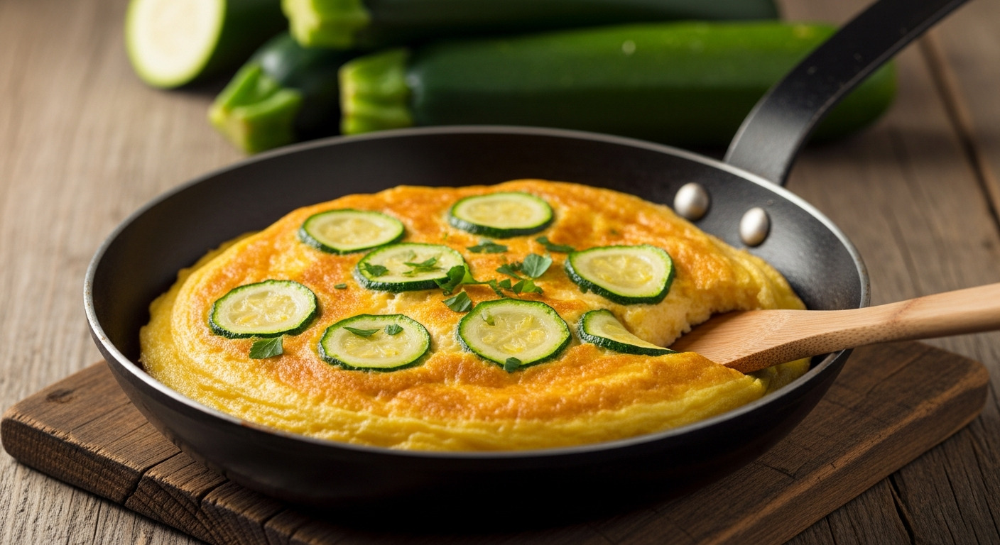 omelette courgettes