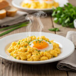 Œufs brouillés au fromage